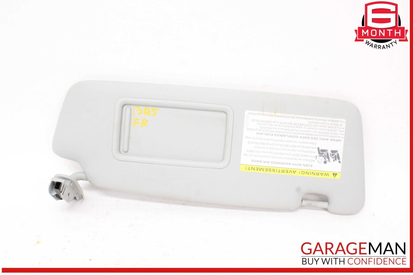 09-17 Audi Q5 A4 A5 S4 S5 Front Right Passenger Side Sun Visor 8U0857552F OEM