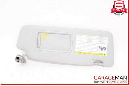 09-17 Audi Q5 A4 A5 S4 S5 Front Right Passenger Side Sun Visor 8U0857552F OEM