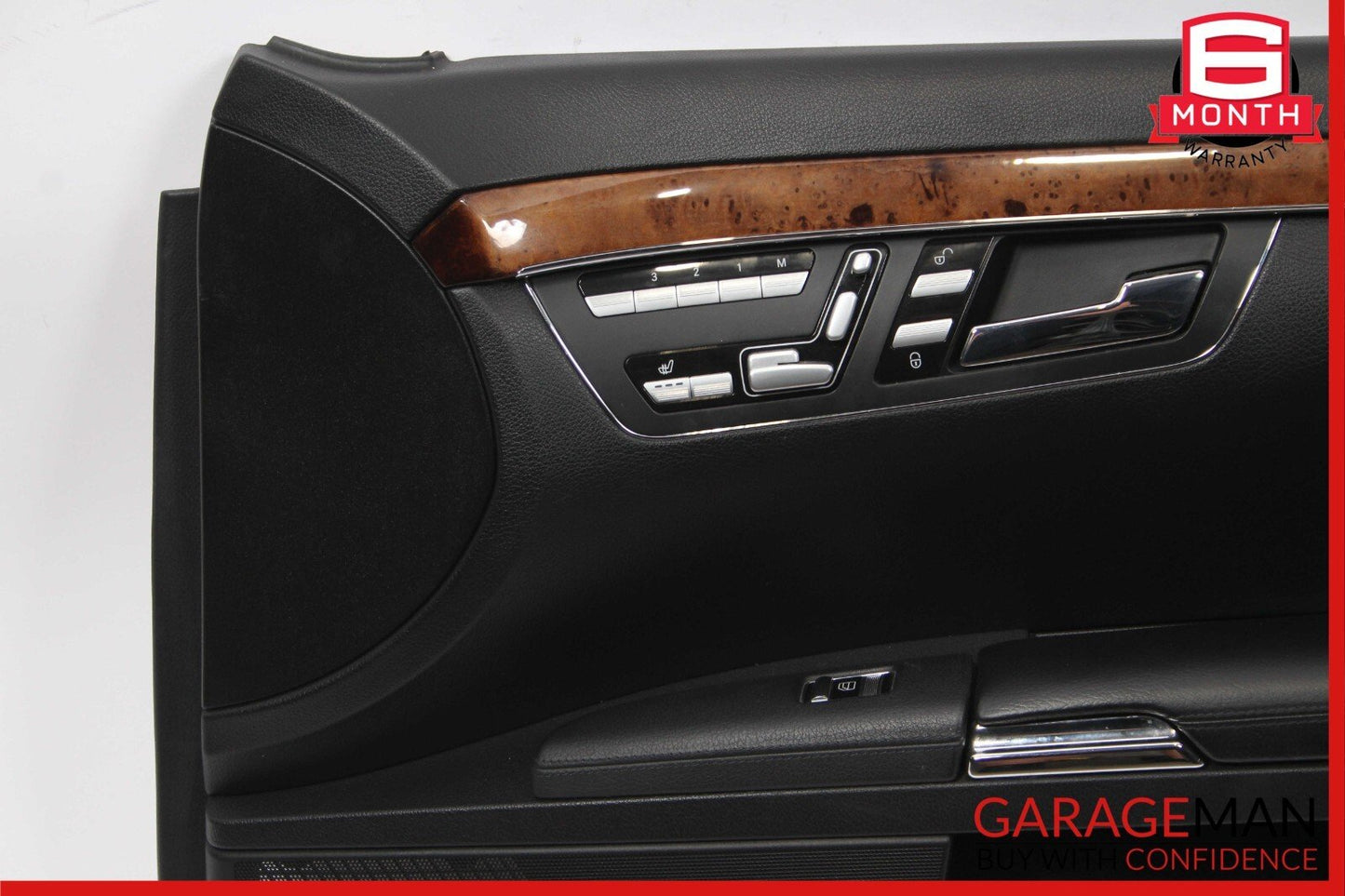 07-09 Mercedes W221 S550 Front Right Interior Door Panel Trim Assy Anthracite
