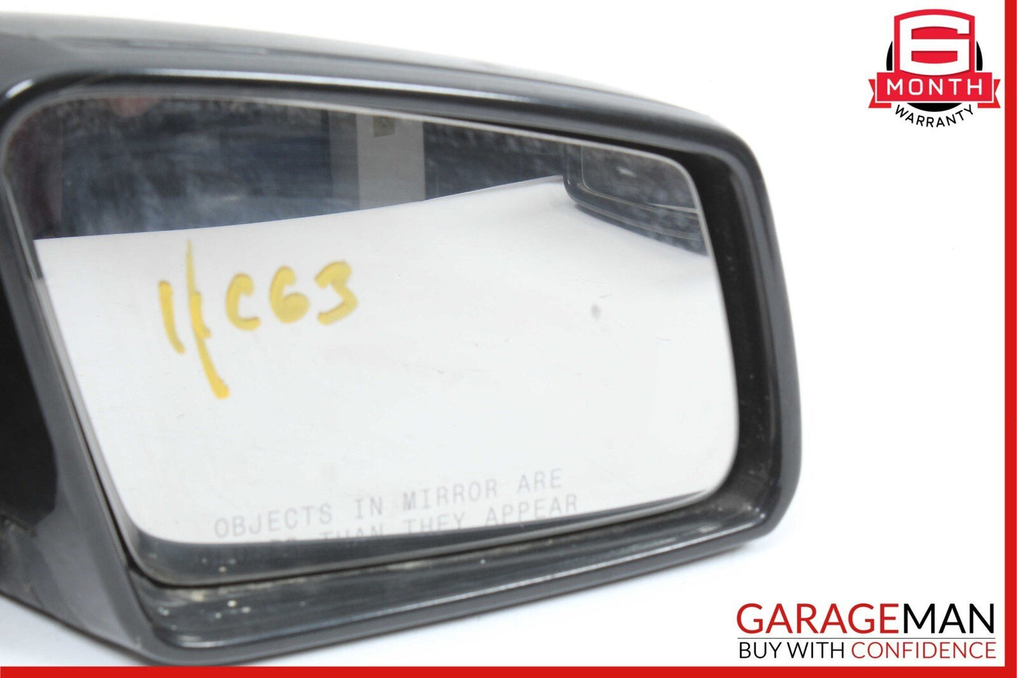 10-14 Mercedes W204 C63 AMG Front Right Side Mirror Door Rear View Glass Black