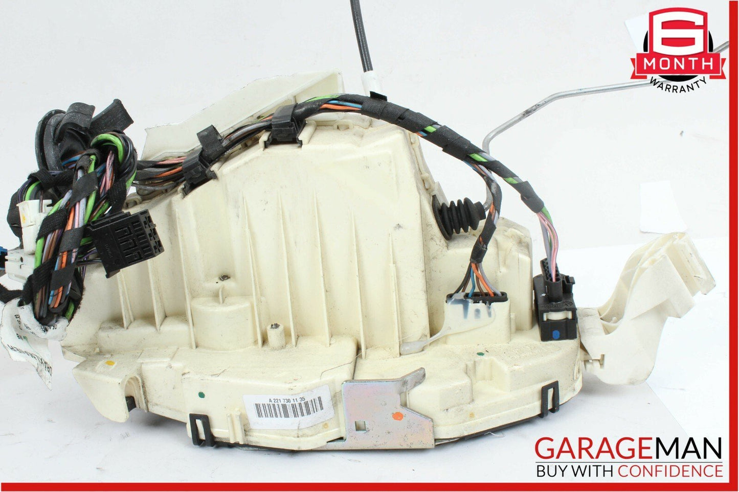 07-13 Mercedes S550 Rear Left Door Lock Latch Actuator w/ Exterior Handle Silver