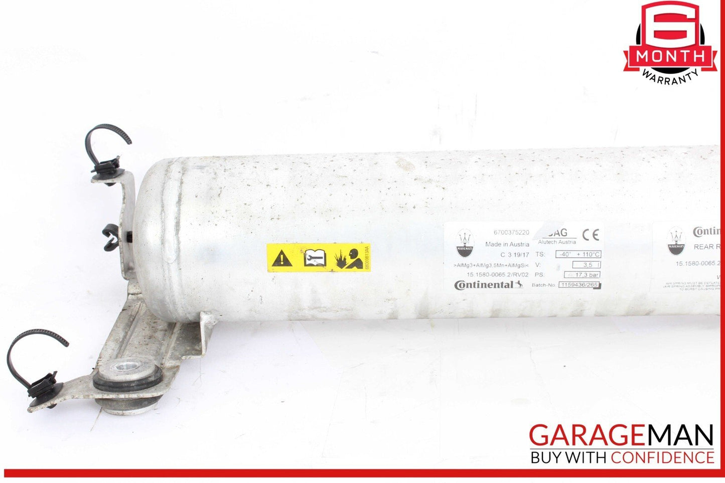 17-22 Maserati Levante M161 Rear Air Ride Suspension Reservoir Tank OEM