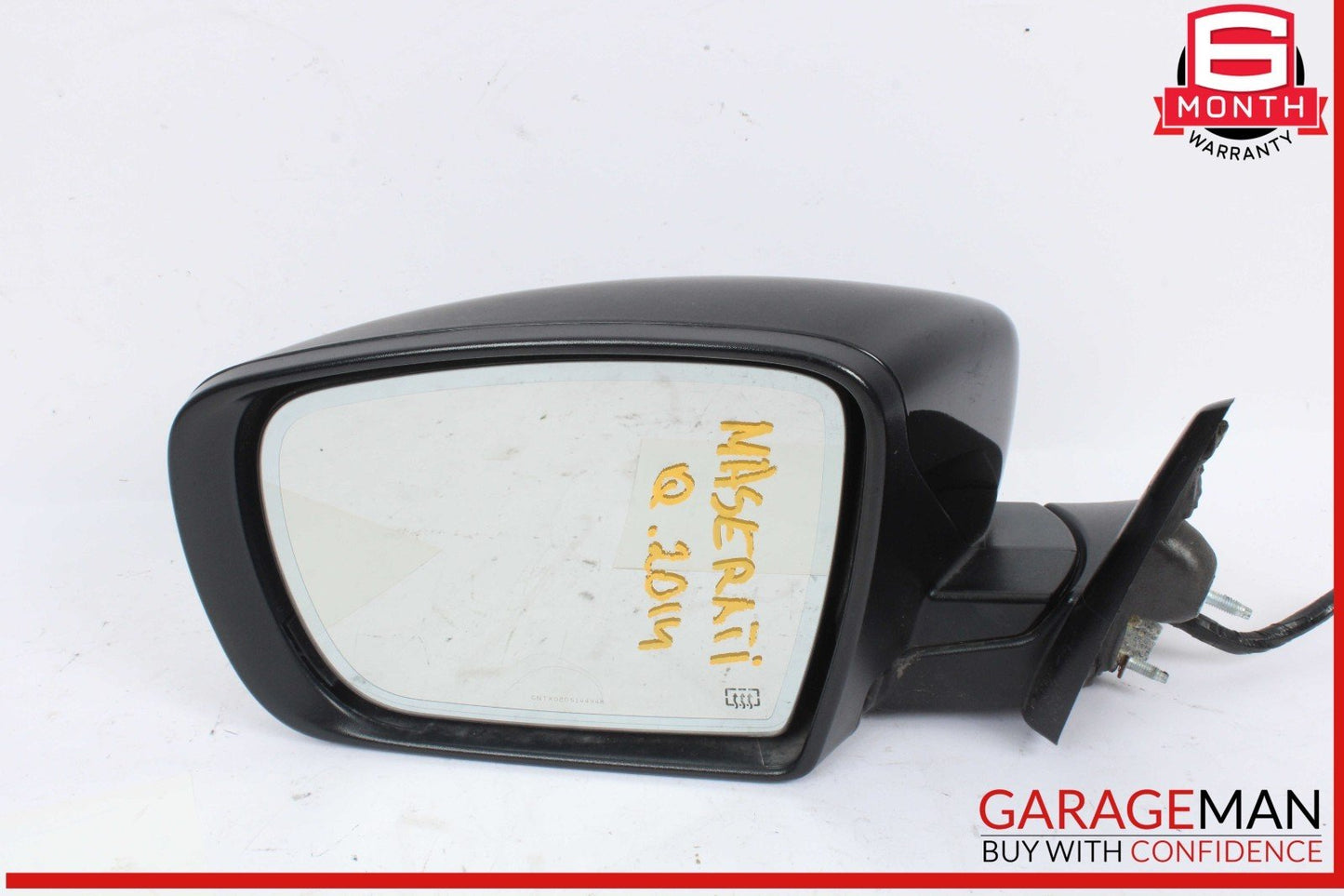 14-17 Maserati Quattroporte S Ghibli Front Left Side Door Rear View Mirror Black