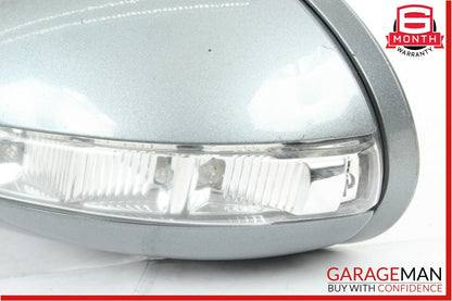 07-09 Mercedes W221 S550 Front Left Driver Side Mirror Door Rear View Silver