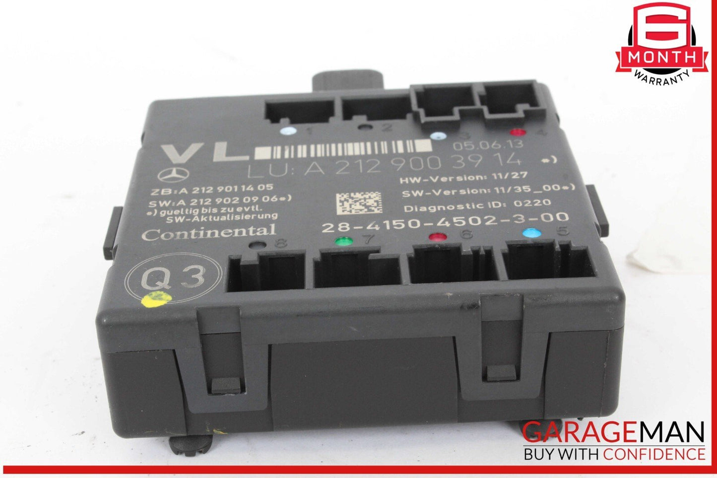 08-14 Mercedes W204 C250 C350 Front Left Side Door Control Module 2129003914 OEM