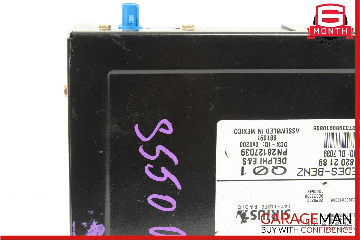 07-11 Mercedes S550 C350 Sirius Satellite Radio Receiver Module Unit OEM