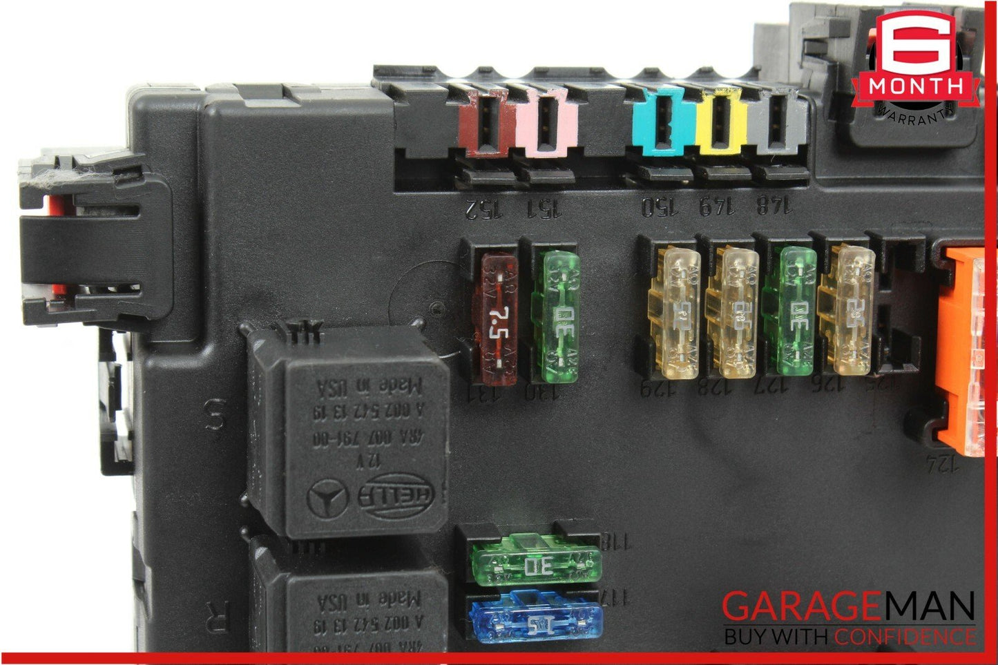 07-09 Mercedes S550 CL600 CL65 AMG Rear Trunk SAM Fuse Relay Box Module Assembly