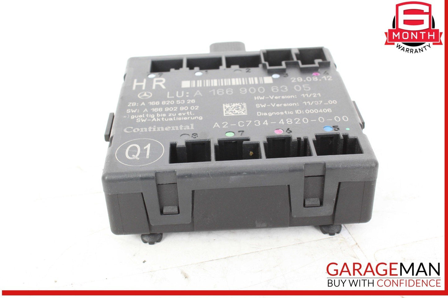 12-19 Mercedes X166 GL450 GLE350 Rear Right Side Door Control Module Unit OEM
