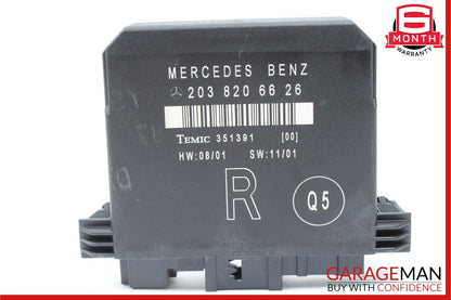 01-07 Mercedes W203 C320 C230 C240 Rear Right Side Door Control Module Unit OEM