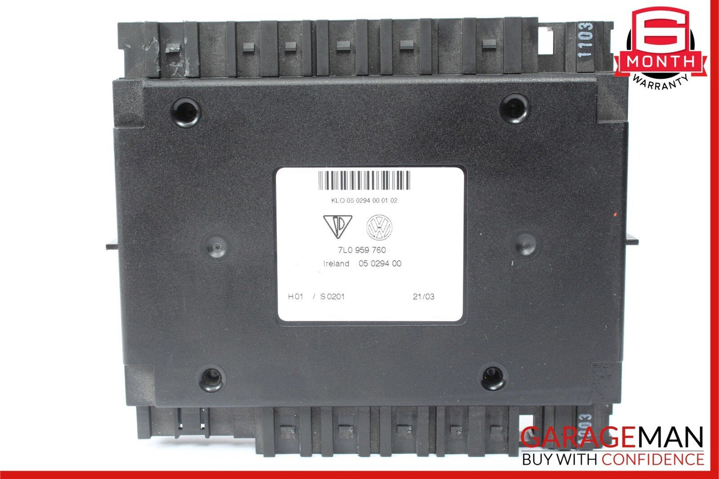 03-10 Porsche Cayenne 955 957 Front Seat Adjustment Memory Control Module