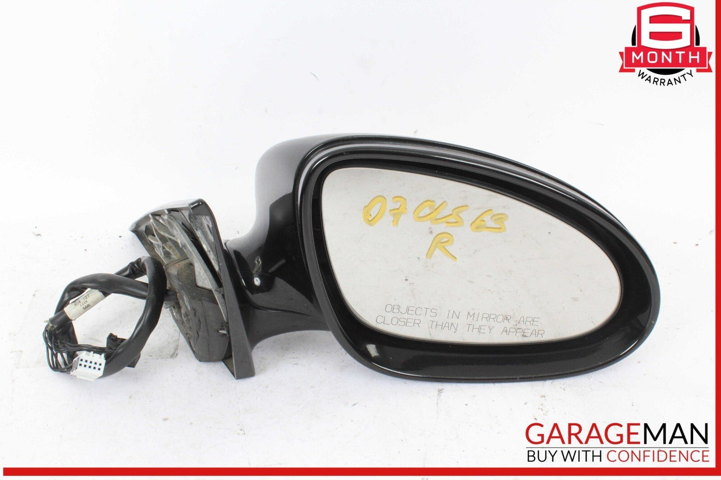 06-08 Mercedes W219 CLS63 AMG CLS550 Front Right Side Mirror Door Rear View OEM