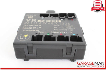 08-14 Mercedes W204 C300 Front Right Side Door Control Module 2048702026 OEM