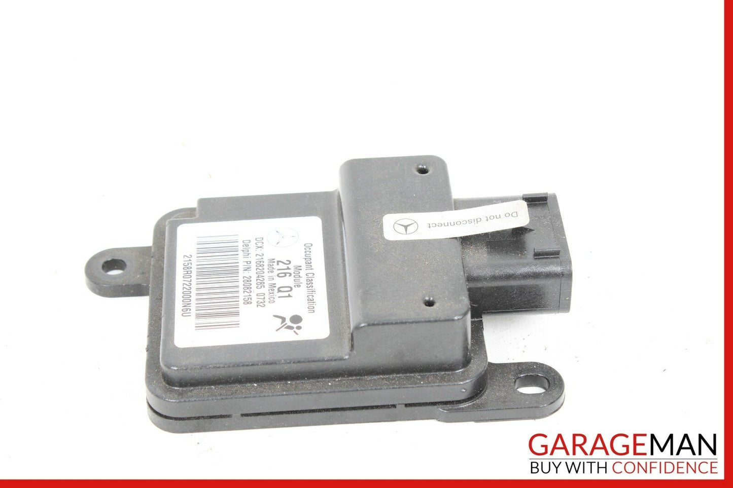 07-10 MERCEDES W216 CL550 FRONT RIGHT PASSENGER SIDE SEAT OCCUPANCY MODULE Q1
