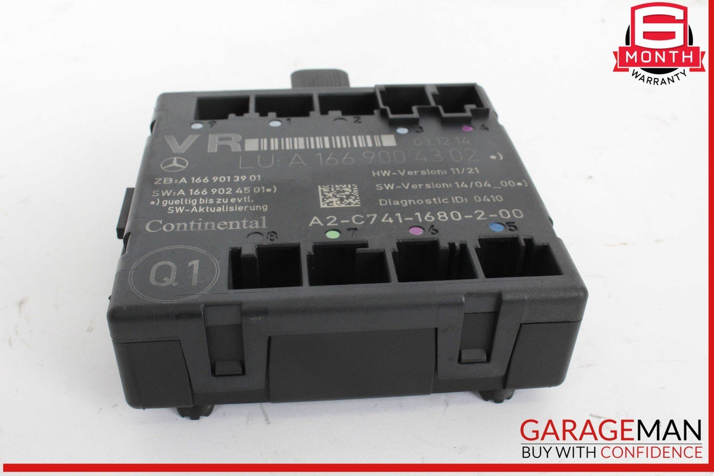 12-20 Mercedes W117 CLA250 Front Right Side Door Control Module Unit OEM