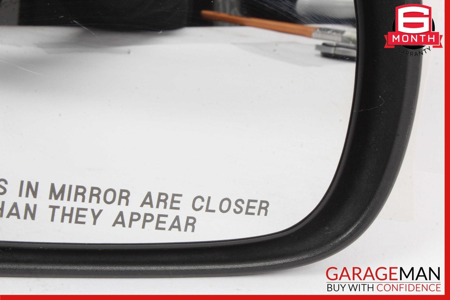 11-12 Nissan Leaf Front Right Passenger Side Door Rear View Mirror Red OEM