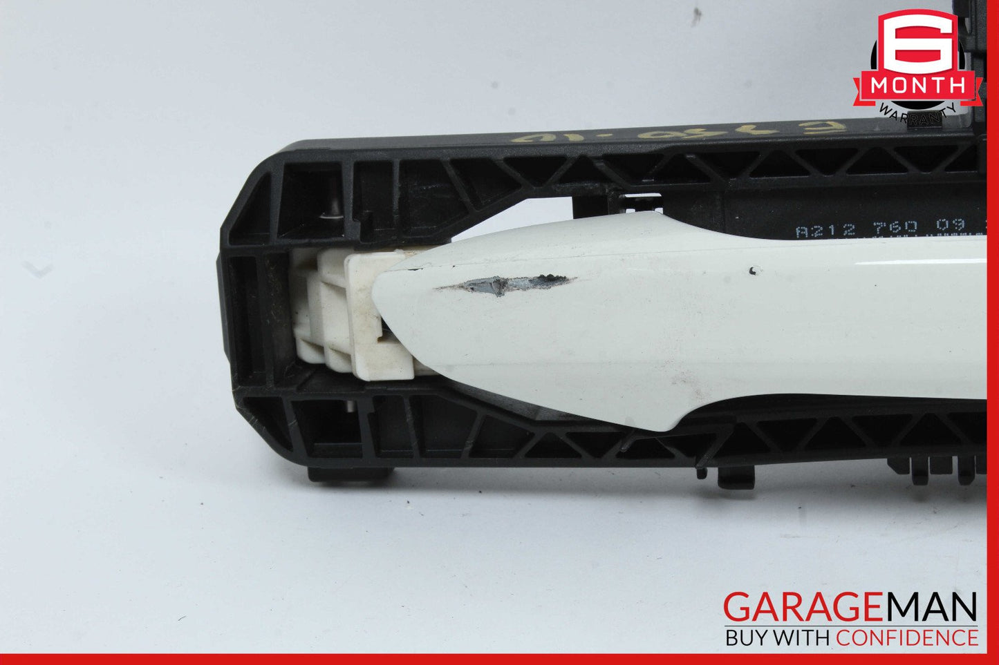 10-13 Mercedes W212 E350 E550 Rear Right Exterior Door Handle White OEM