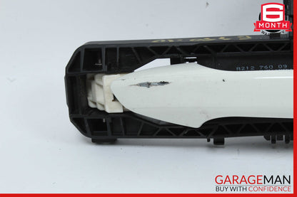 10-13 Mercedes W212 E350 E550 Rear Right Exterior Door Handle White OEM