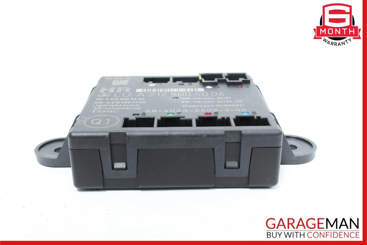 08-14 Mercedes W212 E350 C300 Rear Right Passenger Side Door Control Module OEM