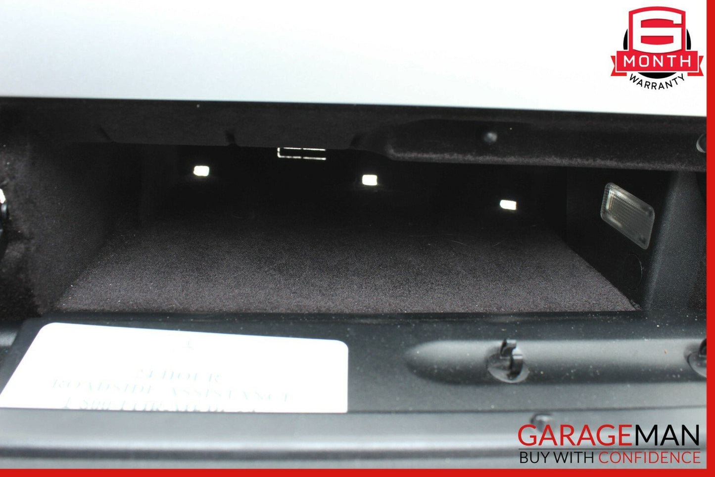 05-11 Mercedes R171 SLK280 Dashboard Glove Box Storage Tray Cover Panel Black
