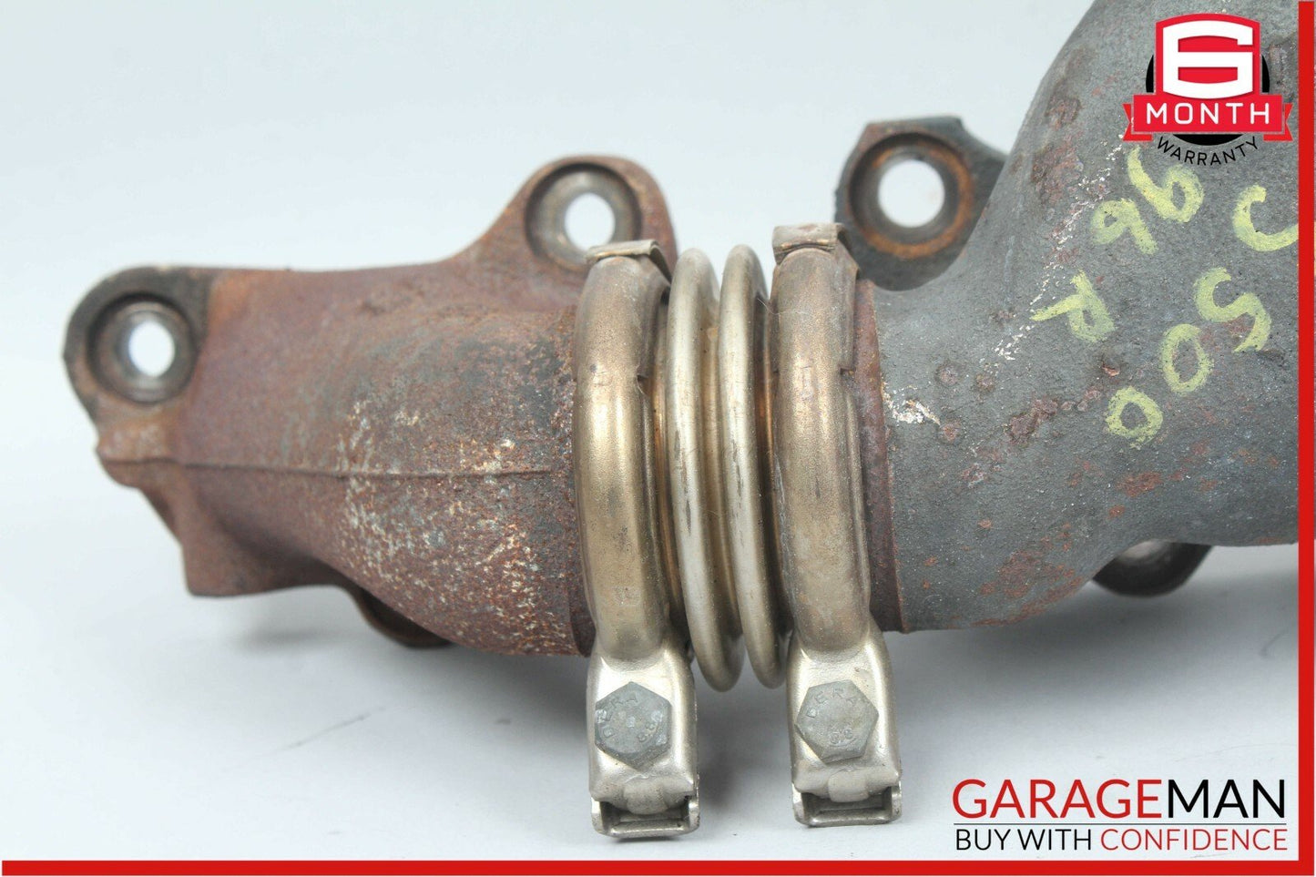 94-99 Mercedes W140 S500 CL500 Right Side Exhaust Manifold Header Pipe OEM