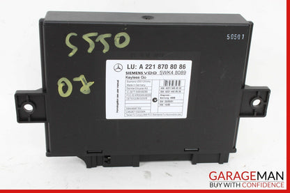 07-13 Mercedes W221 S550 S63 AMG Door Keyless Go Control Module 2218708086 OEM