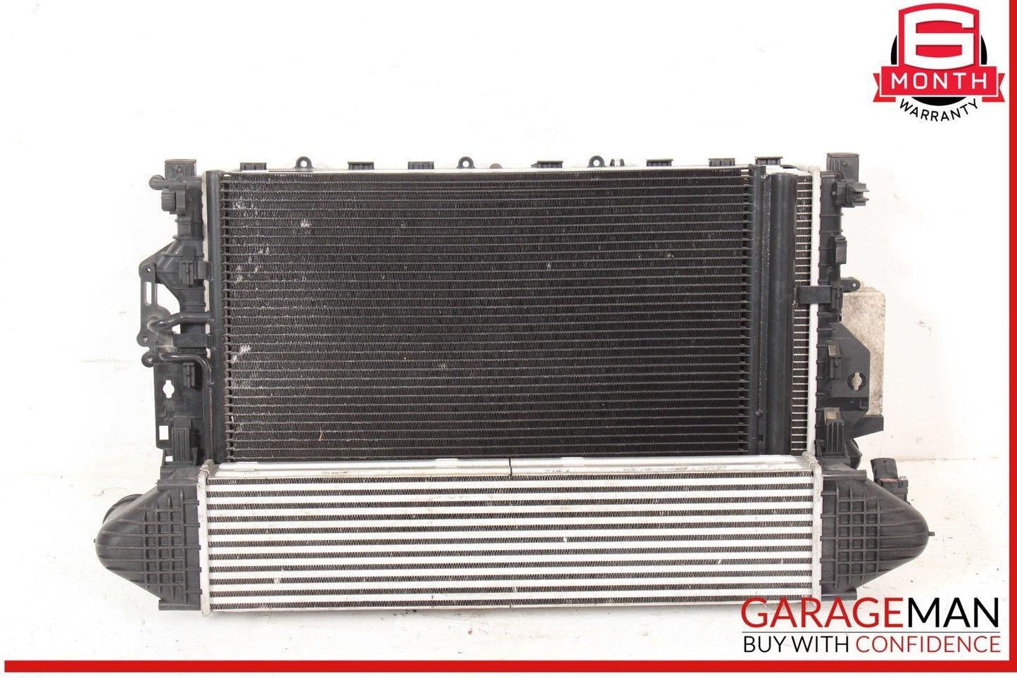 12-17 Range Rover Evoque 2.0L Engine Radiator A/C Condenser Assembly OEM