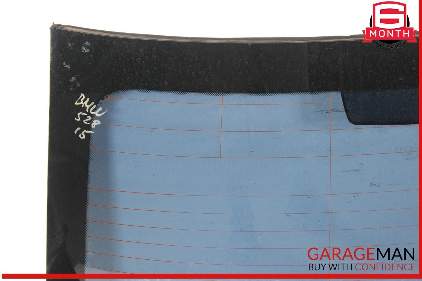11-16 BMW F10 528i 535i 550i Sedan Rear Windshield Window Glass OEM