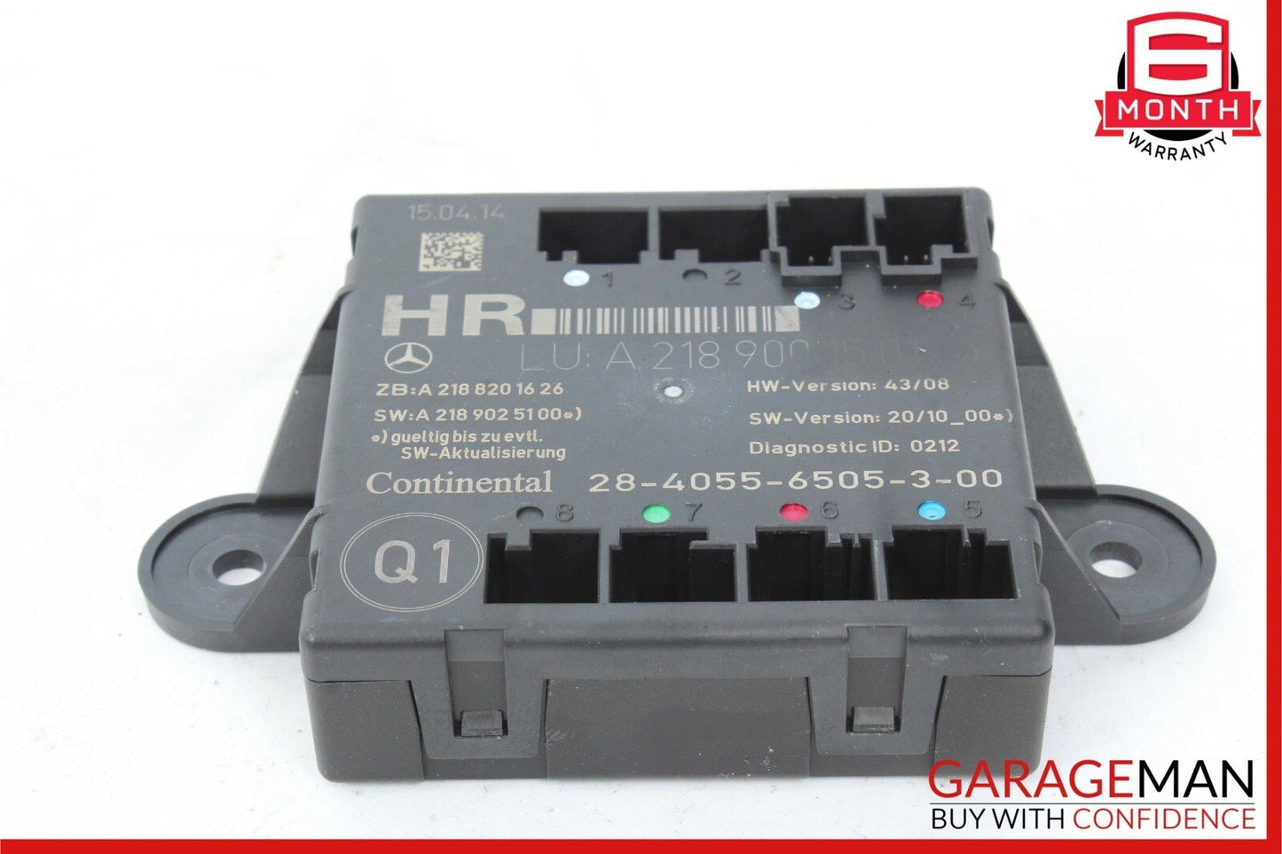 08-18 Mercedes W204 C250 CLS550 Rear Right Side Door Control Module Unit OEM