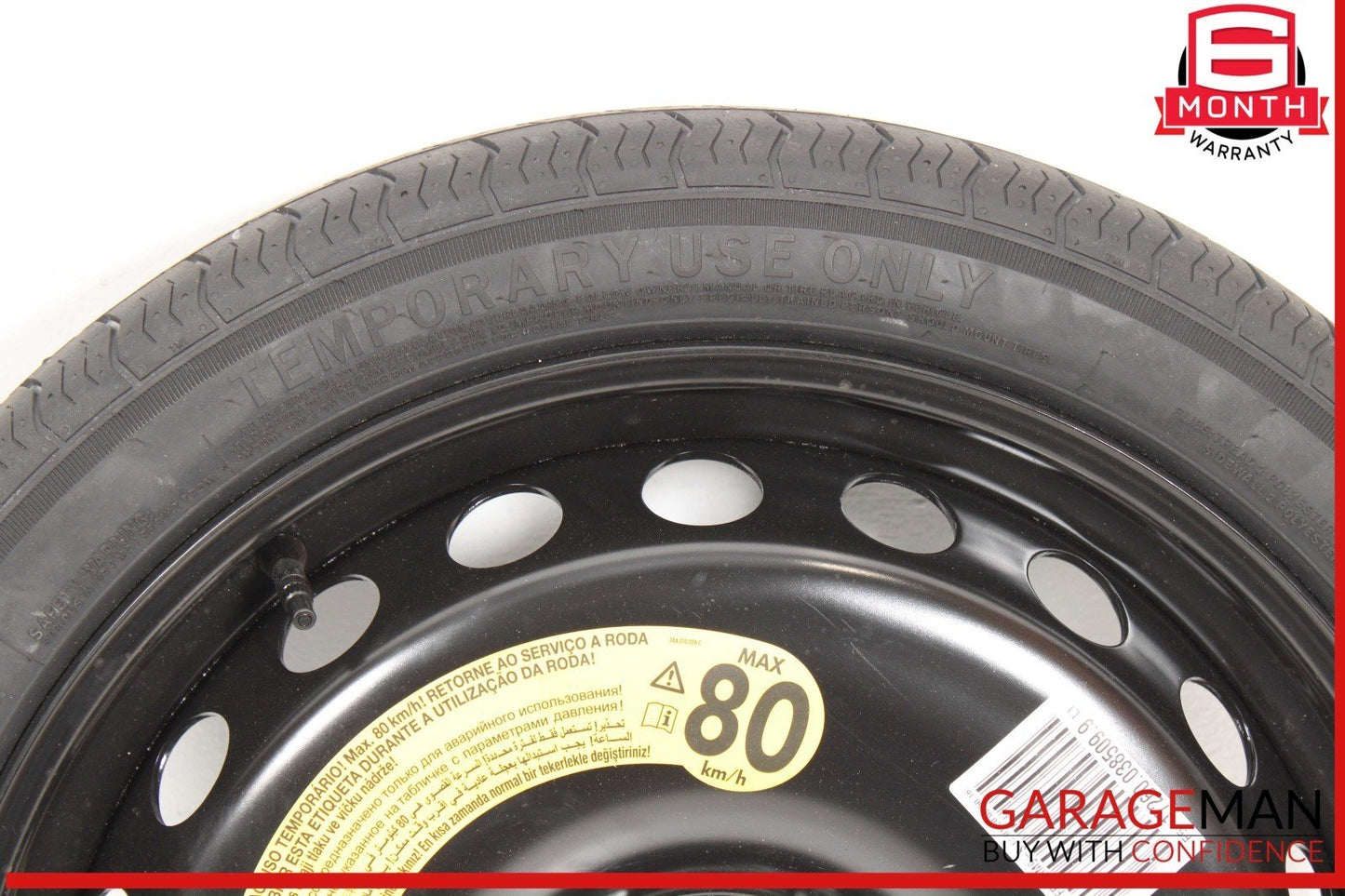17-24 Audi S5 Emergency Spare Tire Wheel Donut Rim R19 OEM