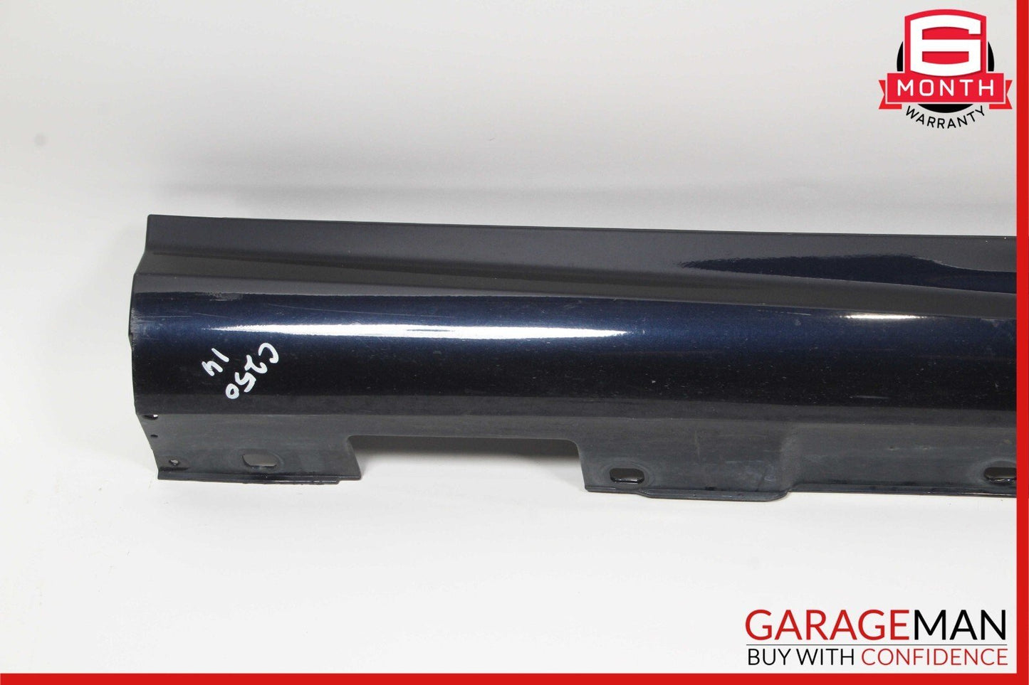 08-14 Mercedes W204 C250 C300 AMG Sport Right Side Skirt Rocker Panel Cover Blue