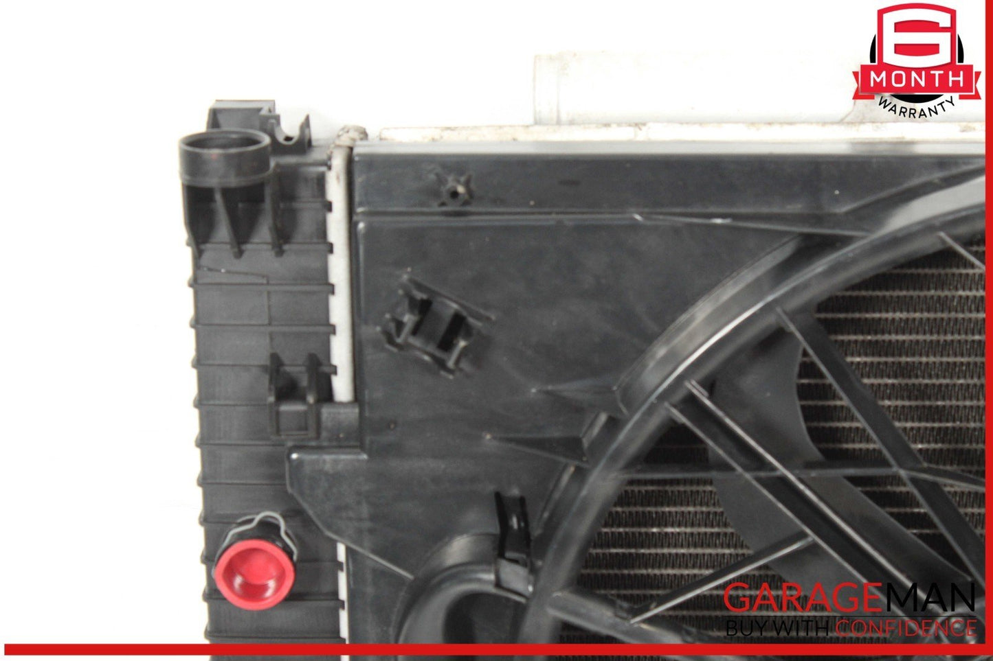 06-09 Mercedes W211 E350 Engine Cooling Radiator A/C AC Condenser Assembly OEM