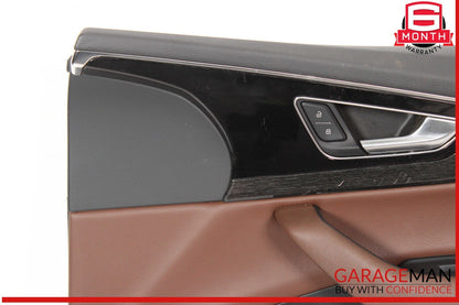 17-19 Audi Q7 Front Right Passenger Side Interior Door Panel Trim OEM