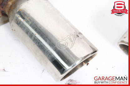 06-08 Mercedes W251 R500 Rear Left & Right Exhaust Muffler Tips Set OEM