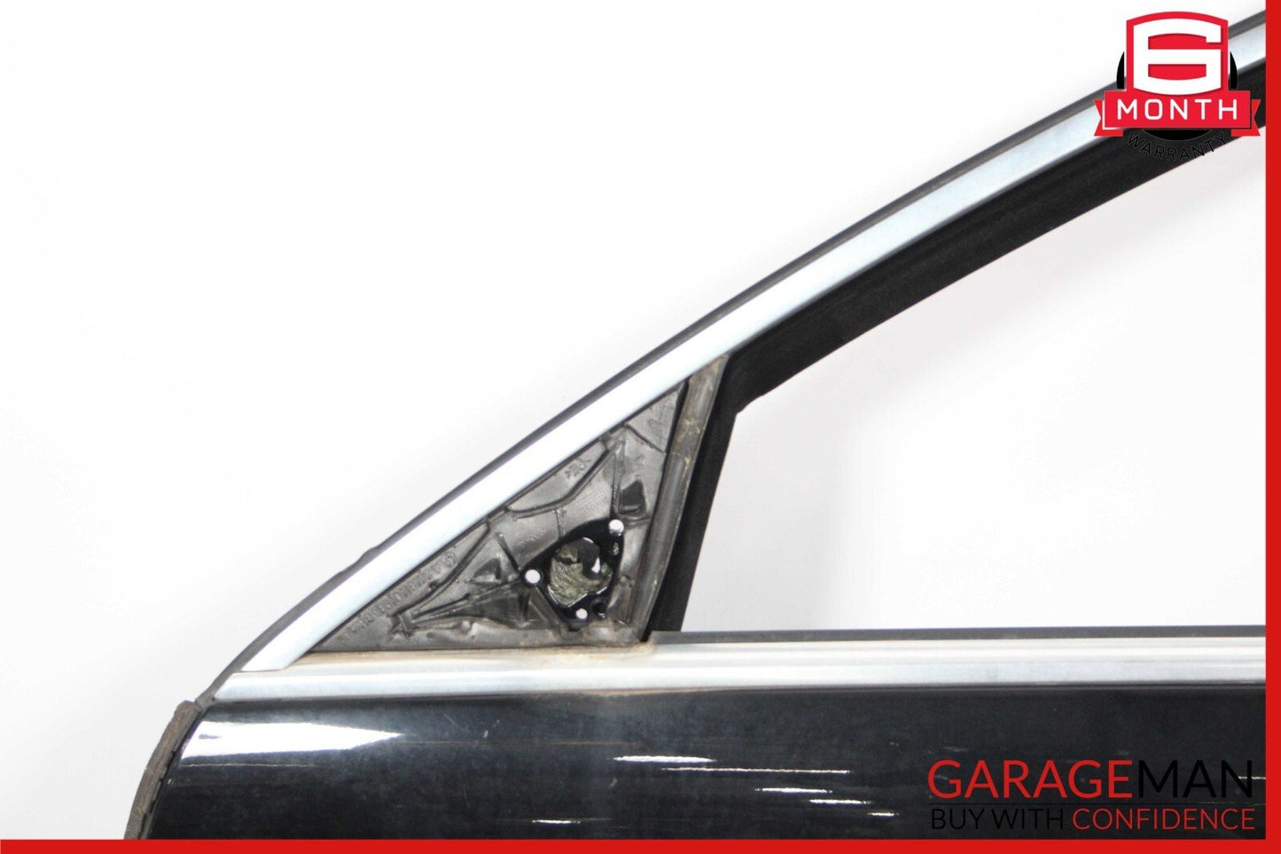 07-13 Mercedes W221 S550 Front Left Exterior Door Shell Frame Panel Black