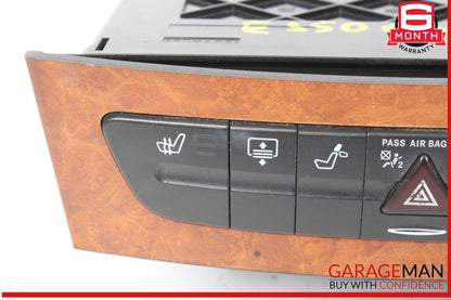 03-09 Mercedes W211 E350 CLS500 Hazard Switch Control Panel 2116800552 OEM