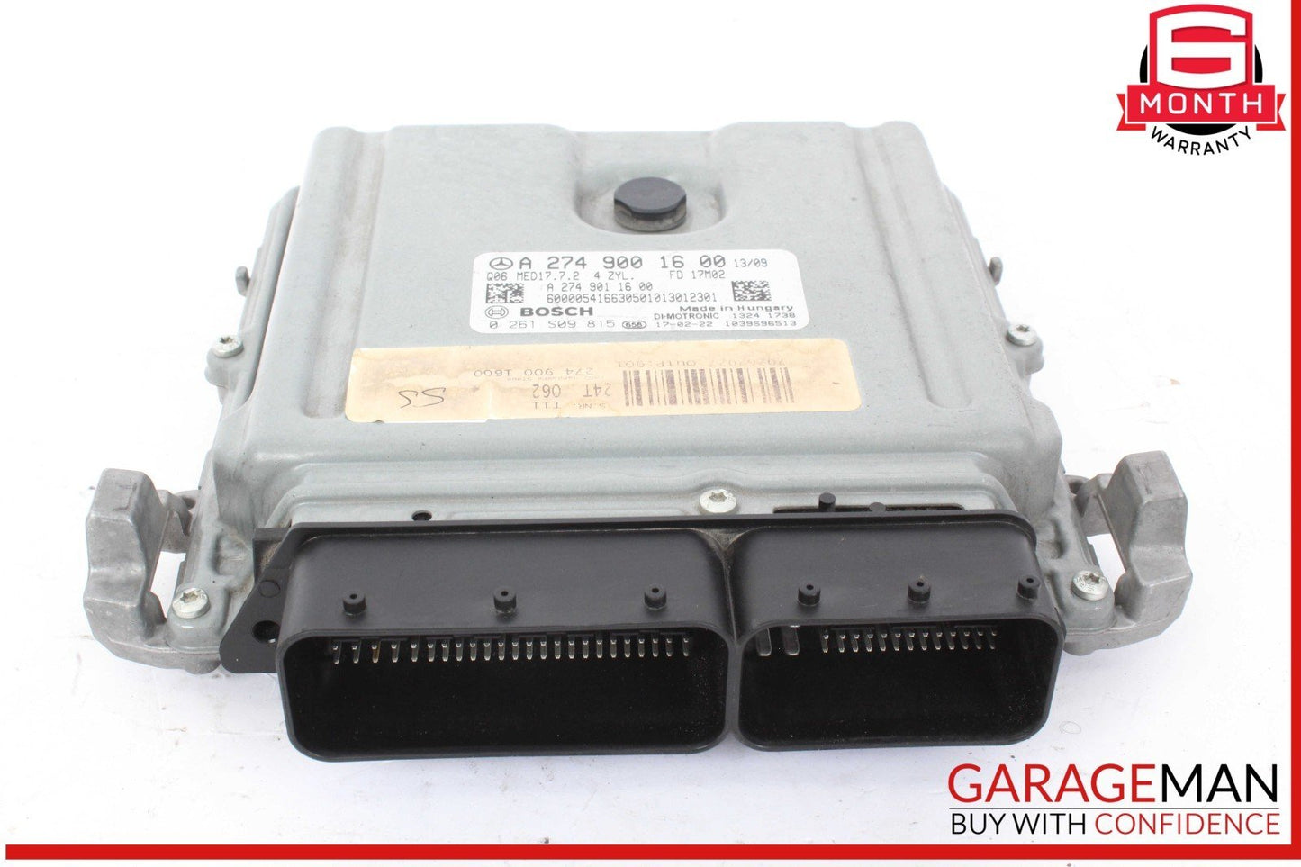 15-20 Mercedes W205 C300 GLC350e E300 M274 2.0L ECU ECM Engine Control Module