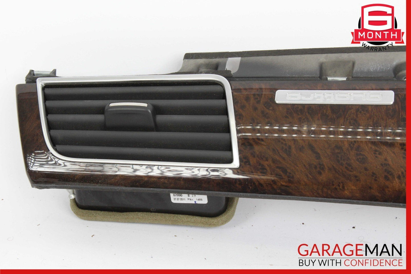 11-18 Audi A8 Dash Board Dashboard Panel Trim w/ AC Air Vent Grille OEM