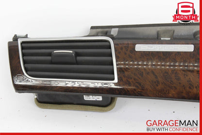 11-18 Audi A8 Dash Board Dashboard Panel Trim w/ AC Air Vent Grille OEM
