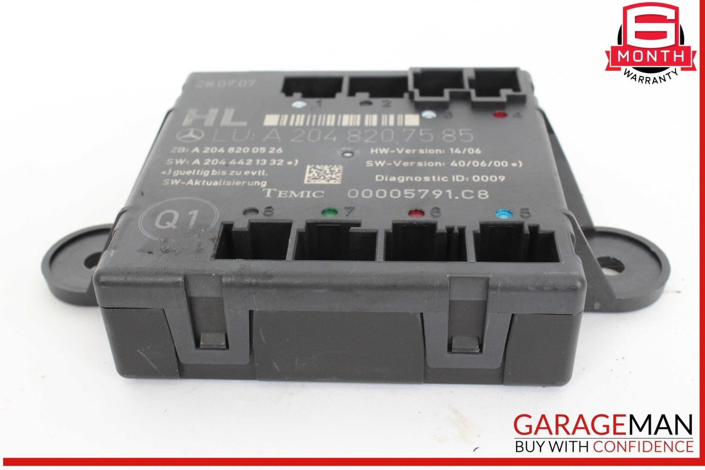 08-18 Mercedes W204 C300 CLS550 GLK350 Rear Left Side Door Control Module OEM