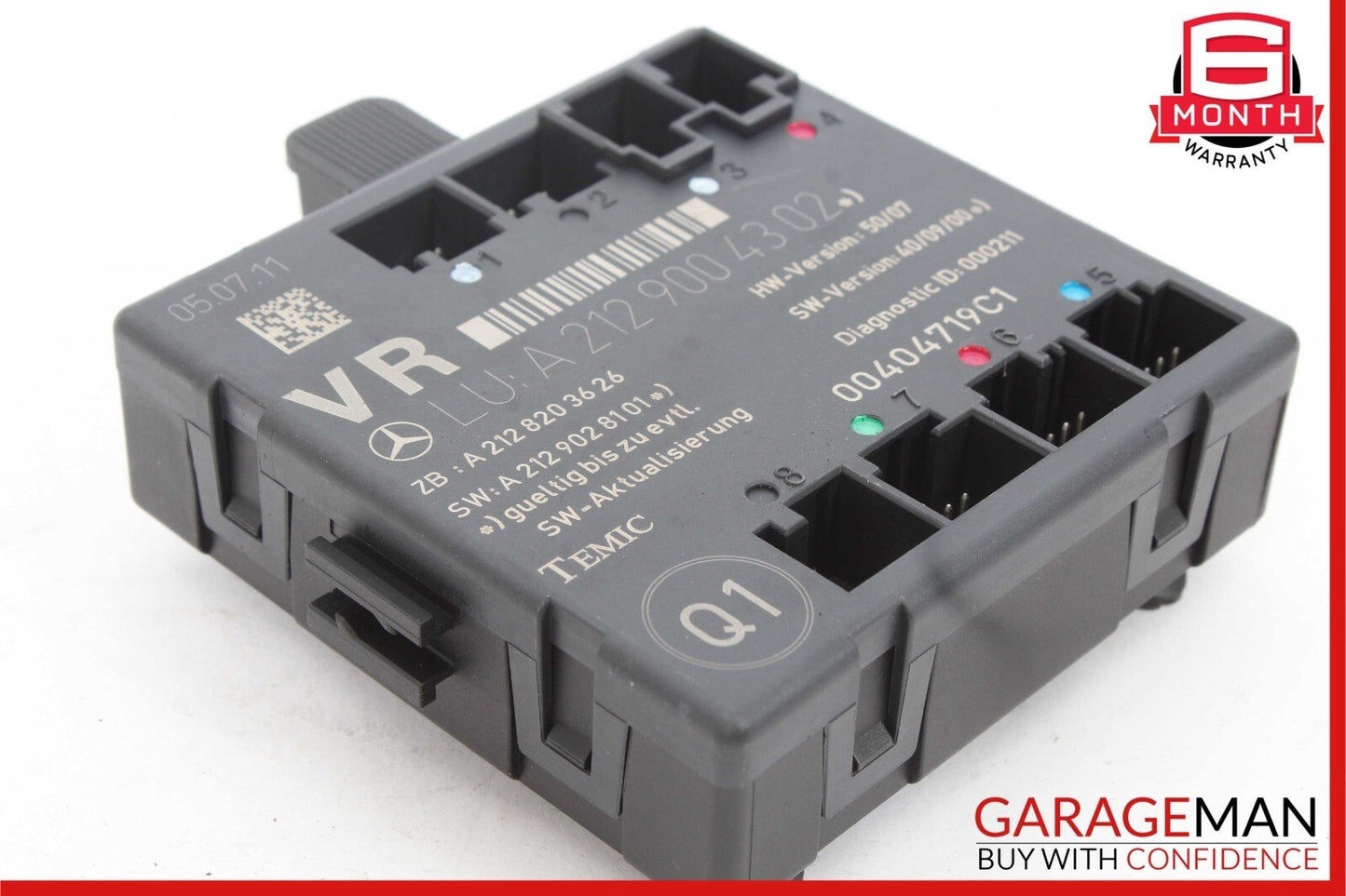 08-18 Mercedes C250 CLS400 E400 E350 Front Right Side Door Control Module Unit