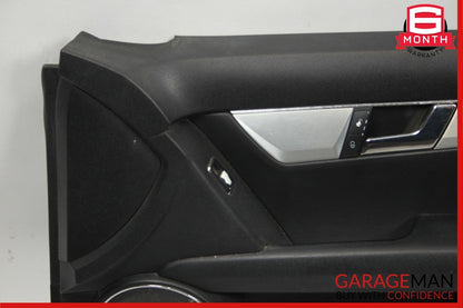 08-11 Mercedes W204 C300 Front Right Passenger Side Interior Door Panel Black