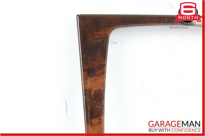 08-15 Mercedes C250 C300 C350 E350 Center Console Shift Shifter Bezel Trim Wood