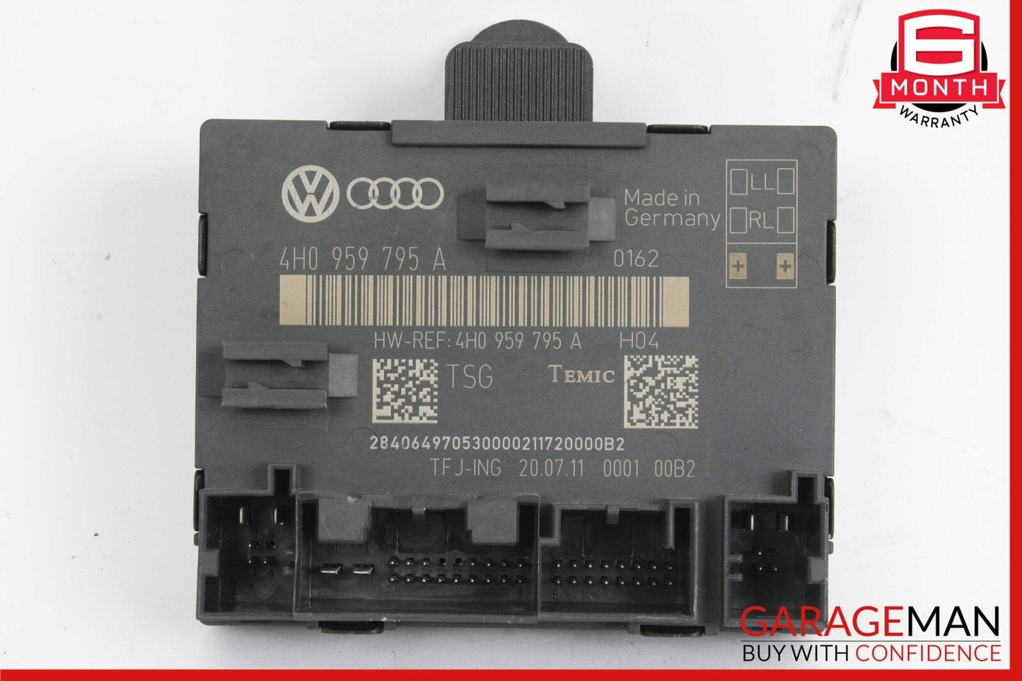 11-14 Audi A8 Rear Left Door Control Module Unit 4H0959795A OEM