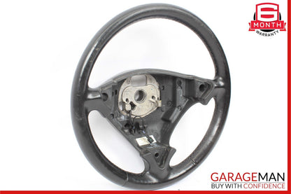 03-10 Porsche Cayenne 955 957 3 Spoke Driver Steering Wheel Leather Black