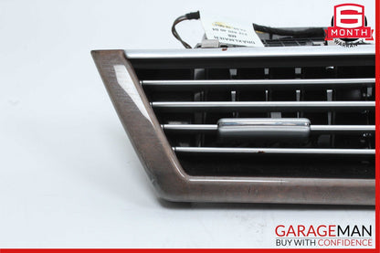 10-14 Mercedes W212 E350 Dashboard Dash AC A/C Grille Air Vent Left Trim Wood