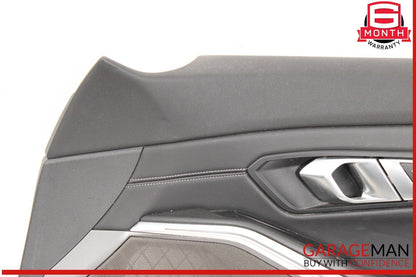 19-24 BMW M340i 330i G20 Front Right Passenger Side Door Cover Panel Black OEM
