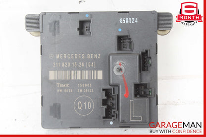 03-06 Mercedes W211 E320 E350 E500 Door Control Module Rear Left 2118201526 OEM
