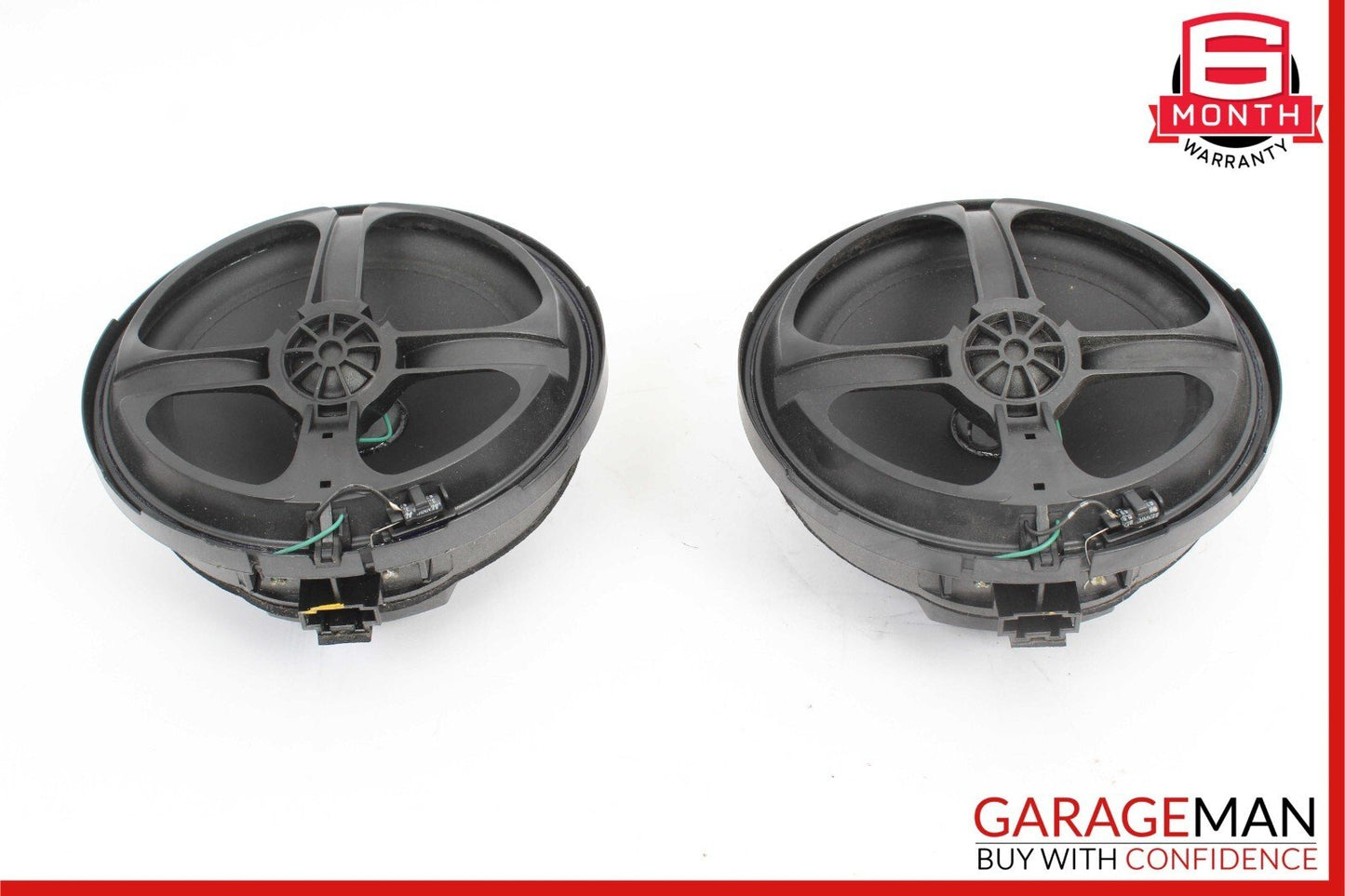 08-14 Mercedes W204 C300 Sedan Rear Left and Right Side Door Speaker Set of 2