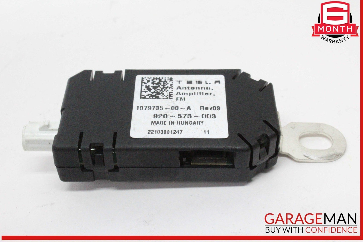 17-23 Tesla Model 3 Rear Left Driver Side Antenna Amplifier AMP FM Radio Module