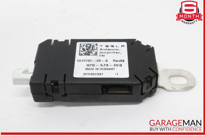 17-23 Tesla Model 3 Rear Left Driver Side Antenna Amplifier AMP FM Radio Module